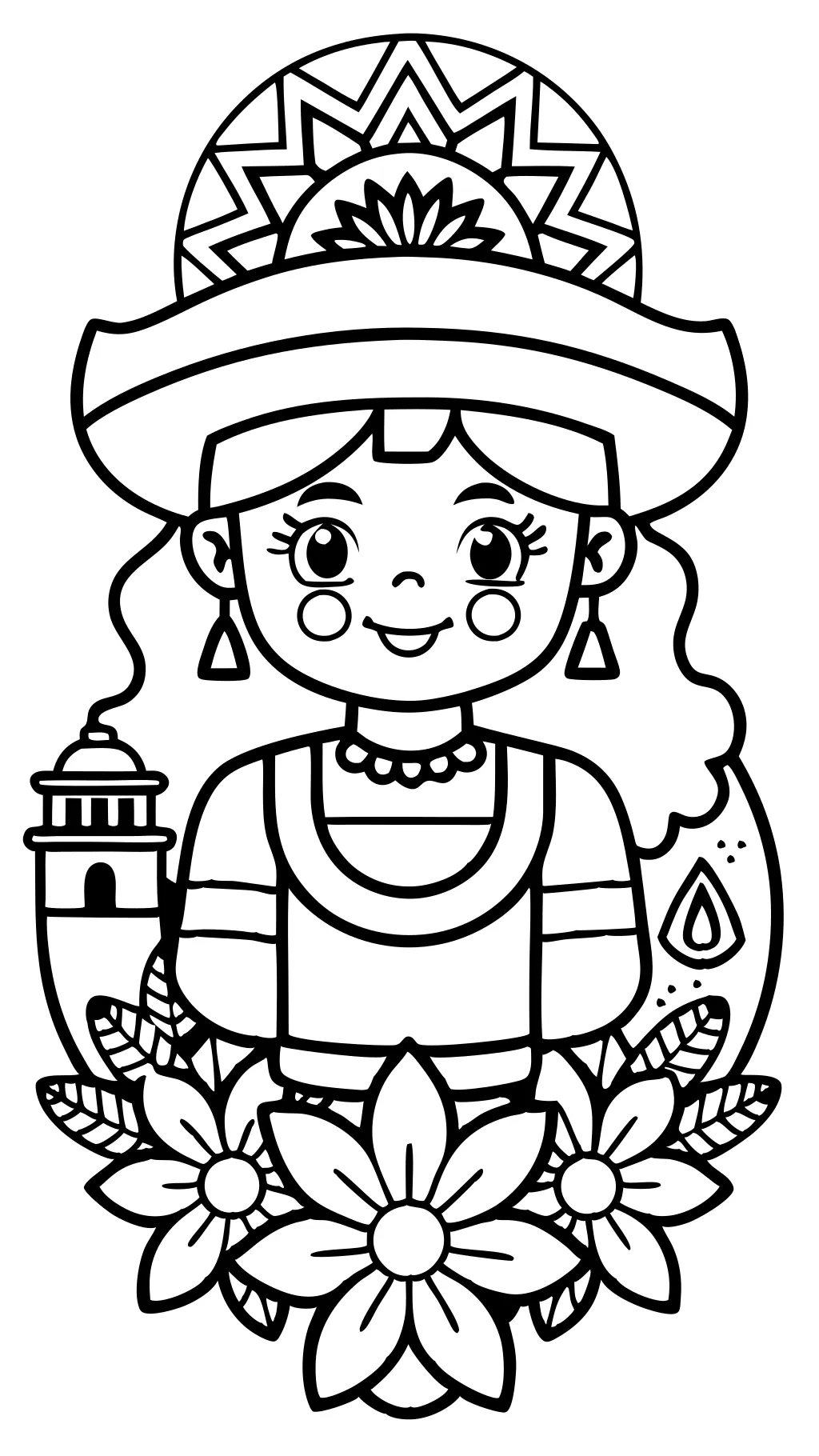 hispanic heritage coloring page